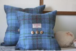 Bluebell Harris Tweed Cushion (Small)